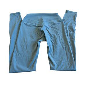 Oner Active High Waisted Teal Leggings Athletic Workout Lifting Size Small